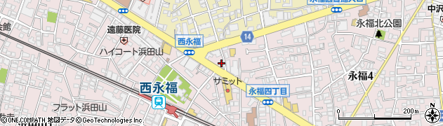 スギコーケアセンター永福町周辺の地図