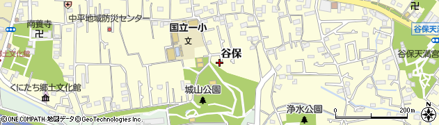 東京都国立市谷保5981周辺の地図