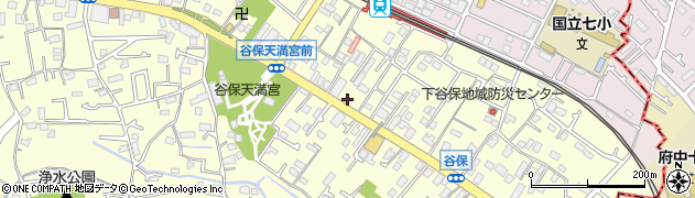 東京都国立市谷保5112周辺の地図