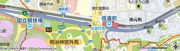 東京都新宿区霞岳町周辺の地図
