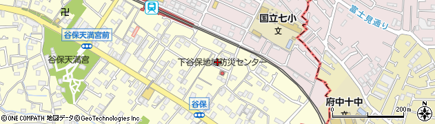 東京都国立市谷保5055周辺の地図