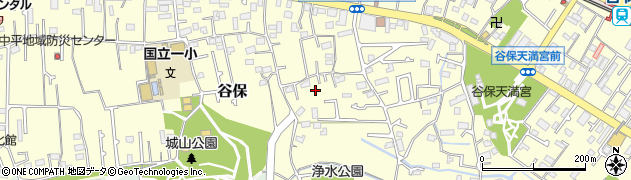 東京都国立市谷保5897-11周辺の地図