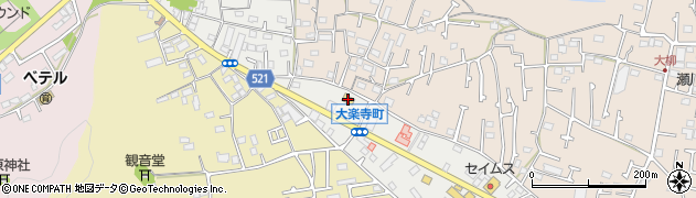 ローソン八王子大楽寺町店周辺の地図