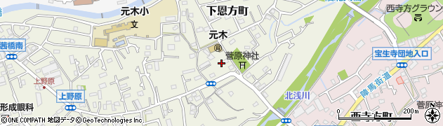 東京都八王子市下恩方町613周辺の地図