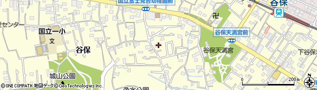 東京都国立市谷保1595周辺の地図