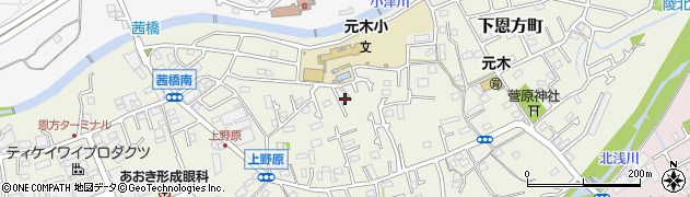 東京都八王子市下恩方町745周辺の地図