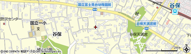 東京都国立市谷保5867-9周辺の地図