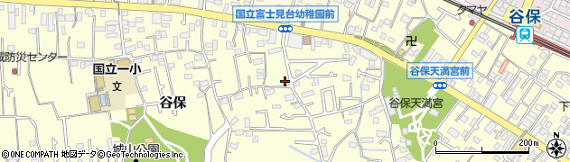 東京都国立市谷保5867-8周辺の地図