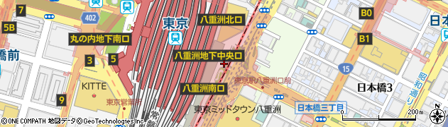 ニッポンレンタカー東京駅八重洲南口営業所周辺の地図
