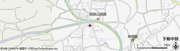 山梨県韮崎市大草町下條西割655周辺の地図