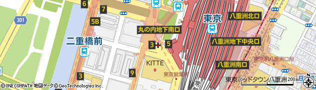 東京都千代田区丸の内周辺の地図