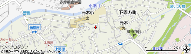東京都八王子市下恩方町738周辺の地図