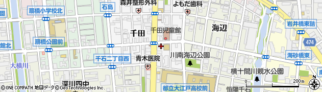 セオサイクル扇橋店周辺の地図