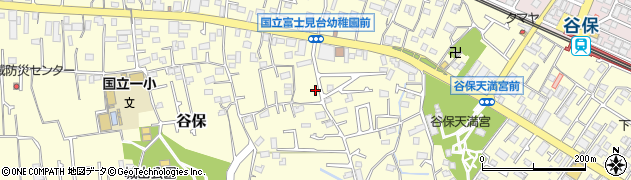 東京都国立市谷保5867-6周辺の地図