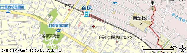 東京都国立市谷保4990周辺の地図