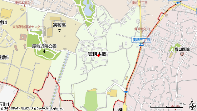 〒275-0003 千葉県習志野市実籾本郷の地図