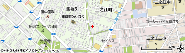 東京都江戸川区二之江町1410周辺の地図