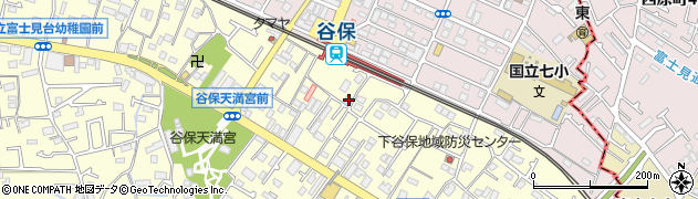 東京都国立市谷保4992周辺の地図