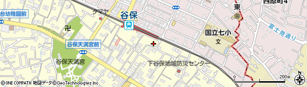東京都国立市谷保4982-9周辺の地図
