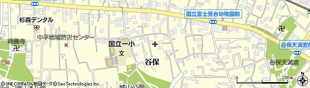 東京都国立市谷保5959-8周辺の地図