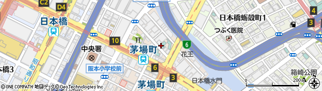 PRONTO フレッサイン日本橋茅場町店周辺の地図