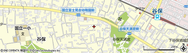 東京都国立市谷保5852周辺の地図