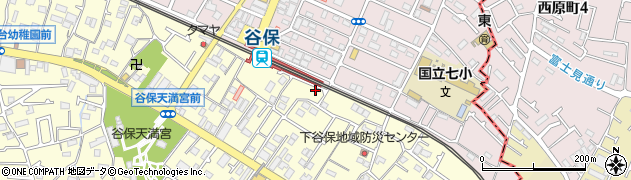 東京都国立市谷保4982-10周辺の地図