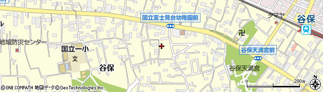 東京都国立市谷保5875周辺の地図