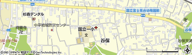 東京都国立市谷保5951-2周辺の地図