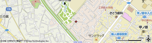 東京都八王子市犬目町186-8周辺の地図