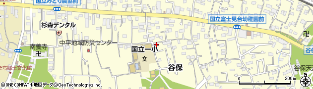 東京都国立市谷保5950周辺の地図