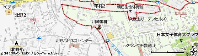 東京都世田谷区北烏山7丁目30周辺の地図