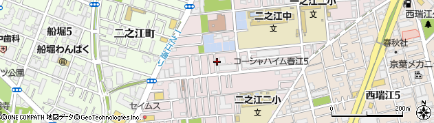 東京都江戸川区春江町5丁目89周辺の地図