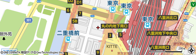 三菱ＵＦＪ銀行丸ビル ＡＴＭ周辺の地図