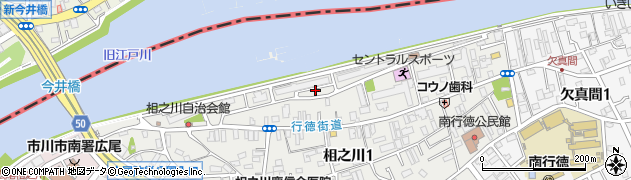 相之川西公園周辺の地図