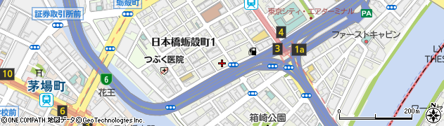 東京都中央区日本橋蛎殻町1丁目23周辺の地図