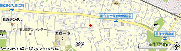東京都国立市谷保5921周辺の地図
