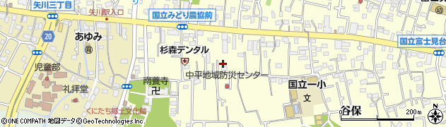 東京都国立市谷保6084周辺の地図