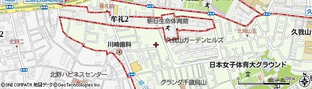 東京都世田谷区北烏山7丁目24-9周辺の地図