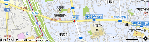 千塚周辺の地図