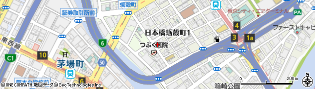 東京都中央区日本橋蛎殻町1丁目3-2周辺の地図