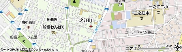 東京都江戸川区二之江町1387周辺の地図