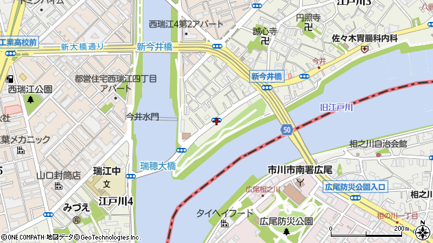 〒134-0013 東京都江戸川区江戸川（その他）の地図