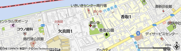 源心寺周辺の地図