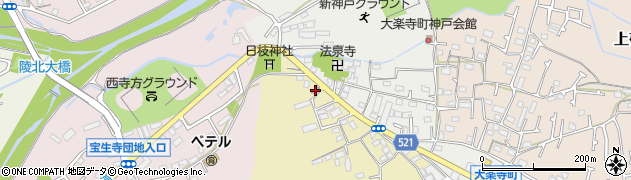八王子弐分方郵便局 ＡＴＭ周辺の地図