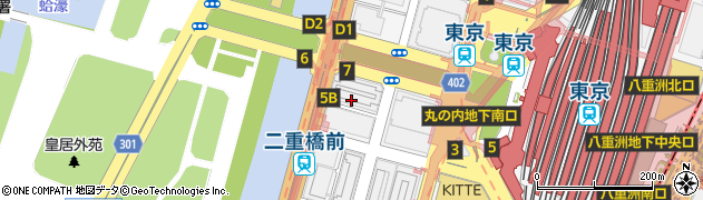 東京都千代田区丸の内2丁目3周辺の地図
