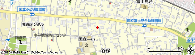 東京都国立市谷保5937-6周辺の地図