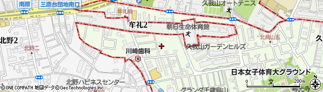 東京都世田谷区北烏山7丁目26周辺の地図