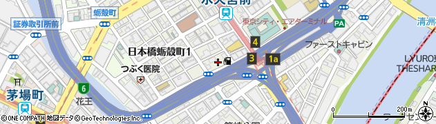 東京都中央区日本橋蛎殻町1丁目34周辺の地図