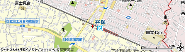 東京都国立市谷保5014周辺の地図